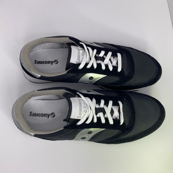 SAUCONY JAZZ ORIGINAL MENS NYLON SUEDE LACE UP 80’s RETRO TRAINERS SIZE 13 - Picture 7 of 11